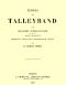 [Gutenberg 47196] • Essai sur Talleyrand